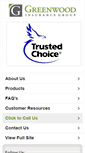 Mobile Screenshot of greenwoodinsurance.net